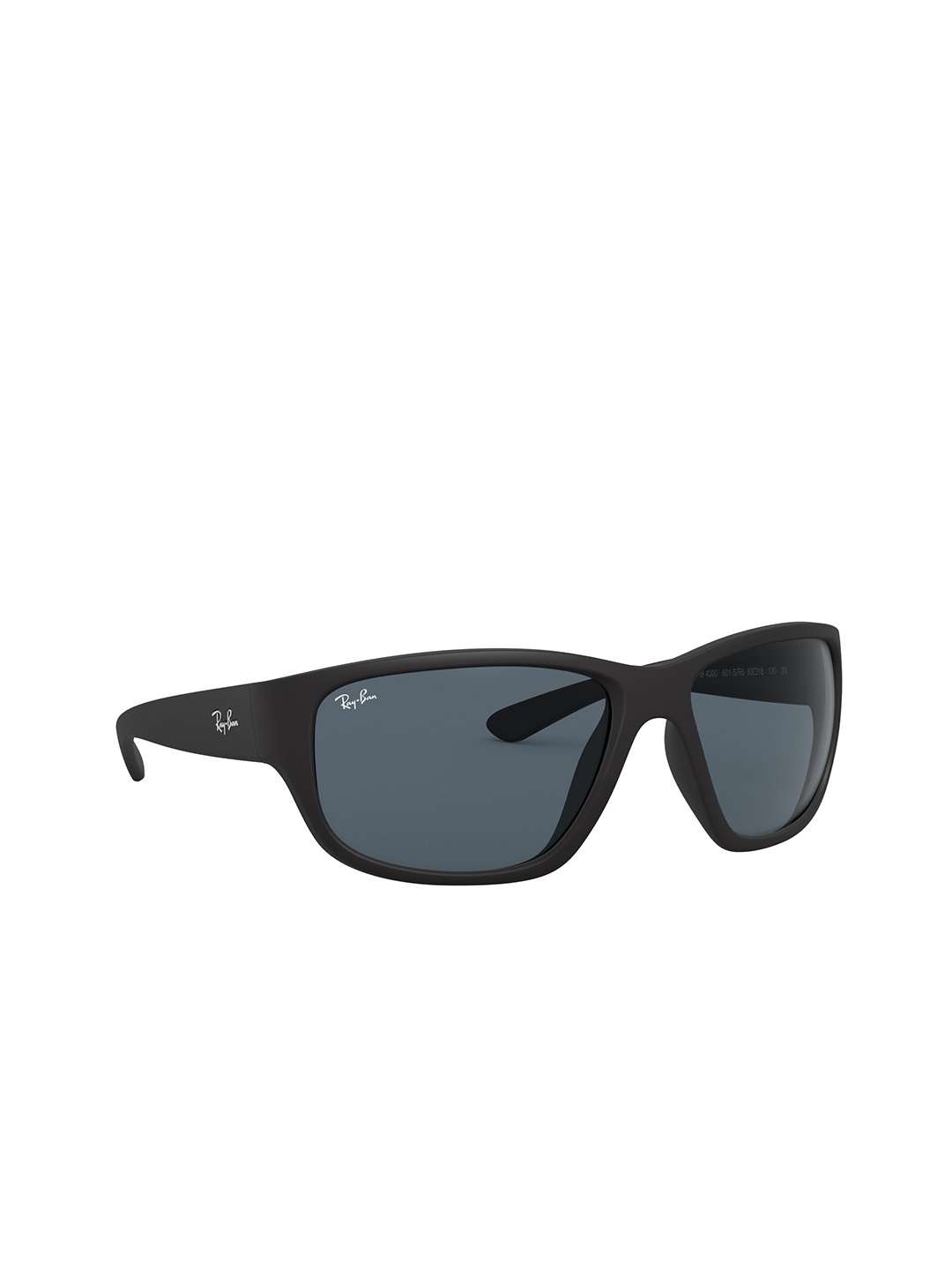 

Ray-Ban Men UV Protected Blue Lens Square Sunglasses - 0RB4300601SR563, Black