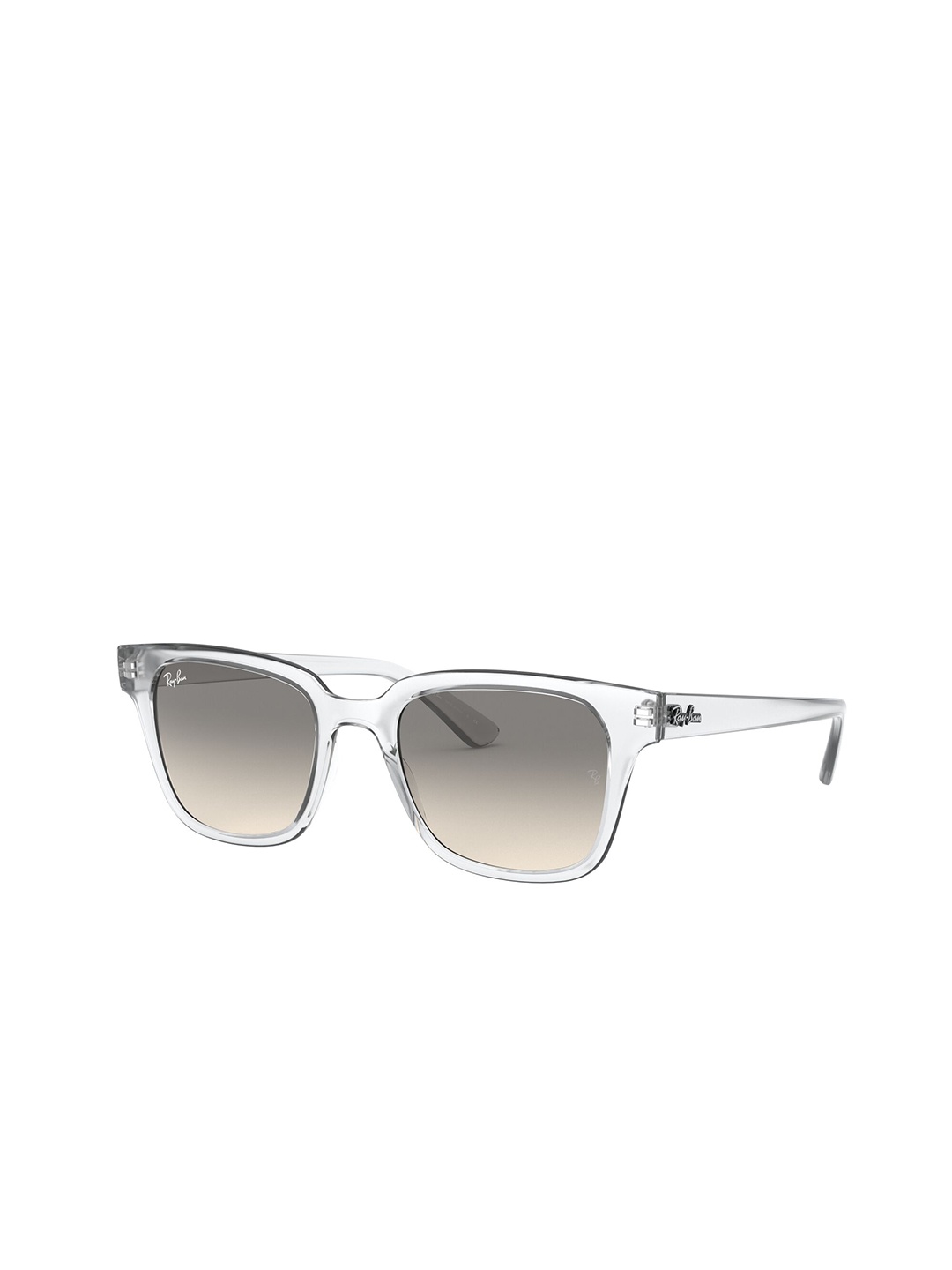 

Ray-Ban Unisex Gradient Grey Lens Square Sunglasses - 0RB432364473251, Transparent