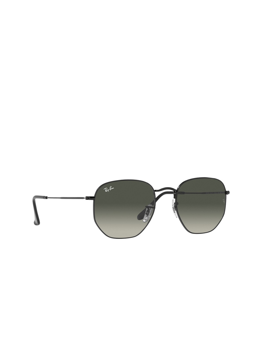 

RAY-BAN Unisex Gradient Grey Lens Irregular Sunglasses - 0RB3548002/7151, Black