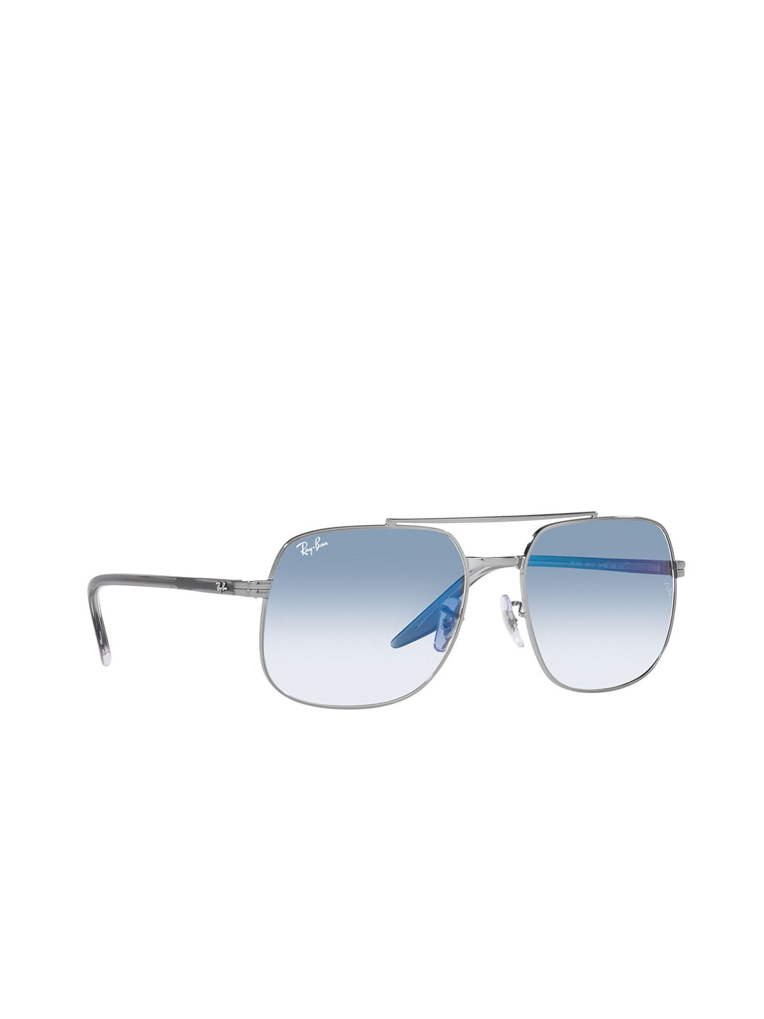 

Ray-Ban Unisex Gradient Blue Lens Square Sunglasses - 0RB3699004/3F56