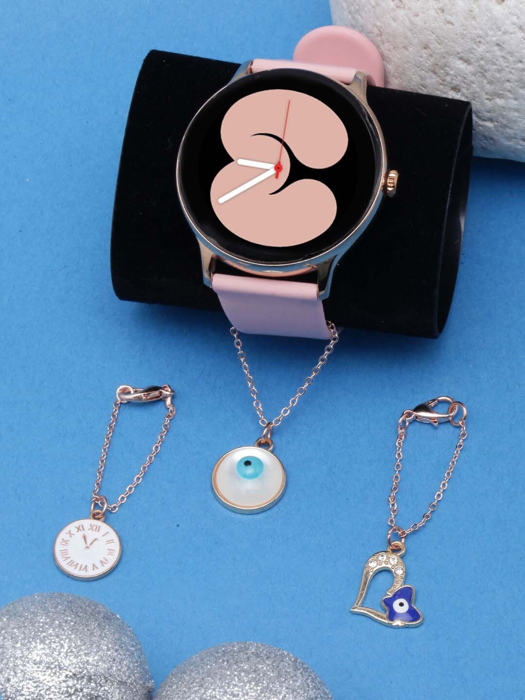 

DIVA WALK Set Of 3 Gold-Plated Evil Eye Enamelled Watch Charms