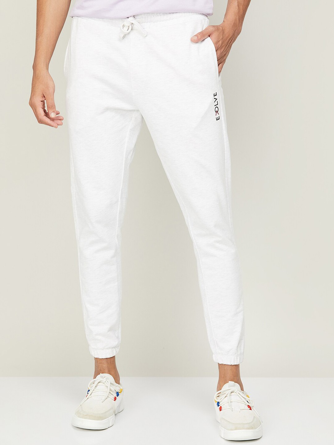 

Fame Forever by Lifestyle Men Typography Printed Jogger, White
