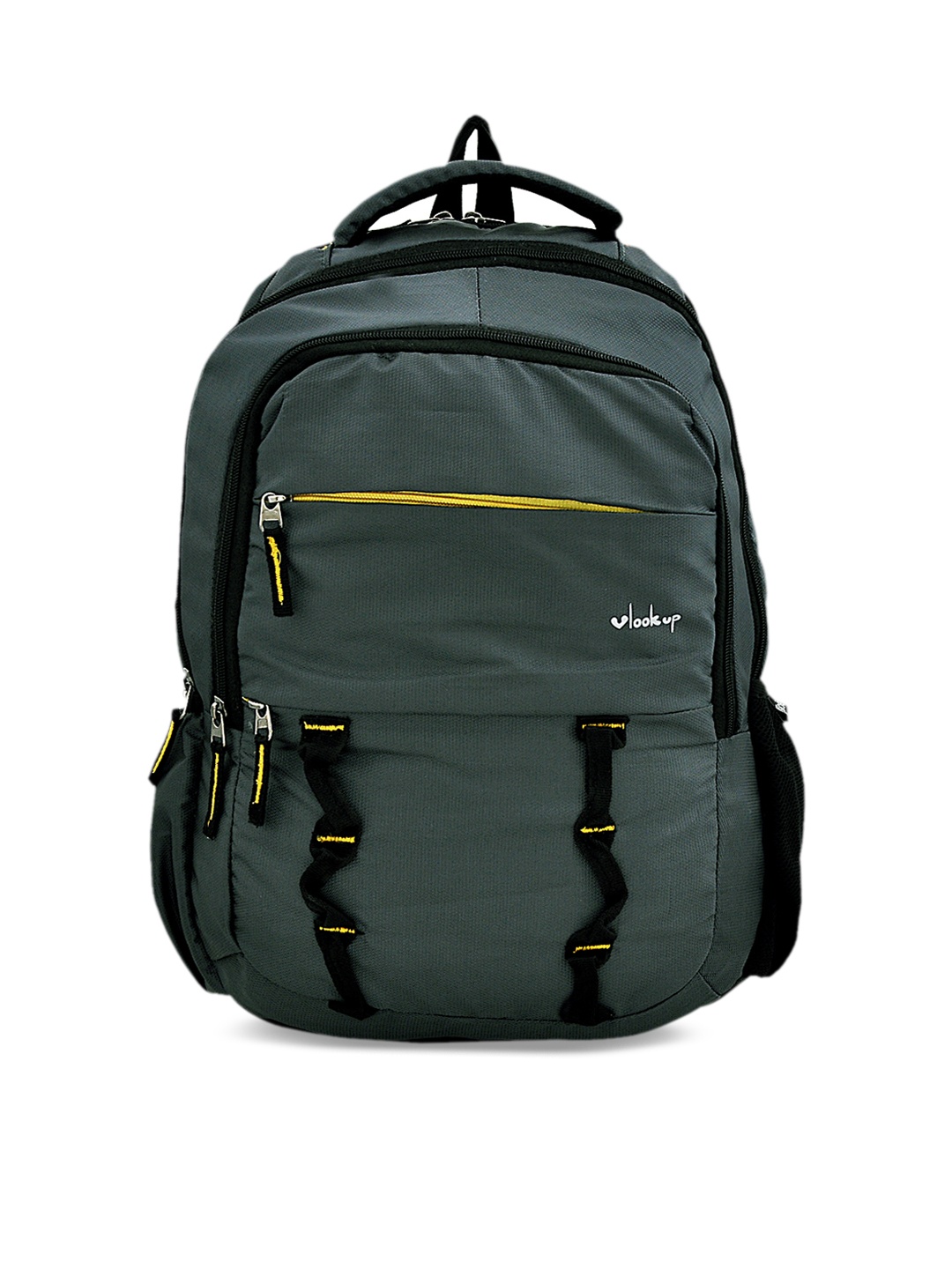 

yelloe Unisex Grey Solid Laptop Backpack
