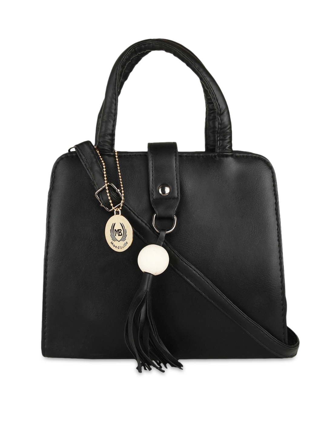 

Moedbuille Black Solid Shoulder Bag