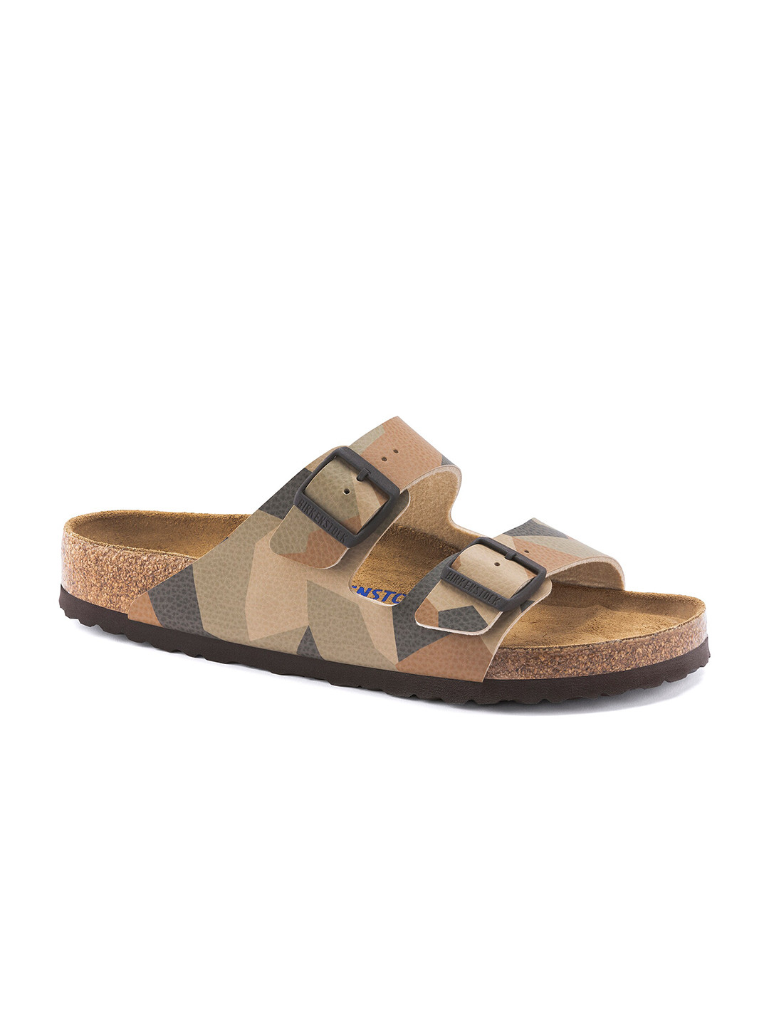 

Birkenstock Arizona Printed Two Strap Comfort Sandals, Brown