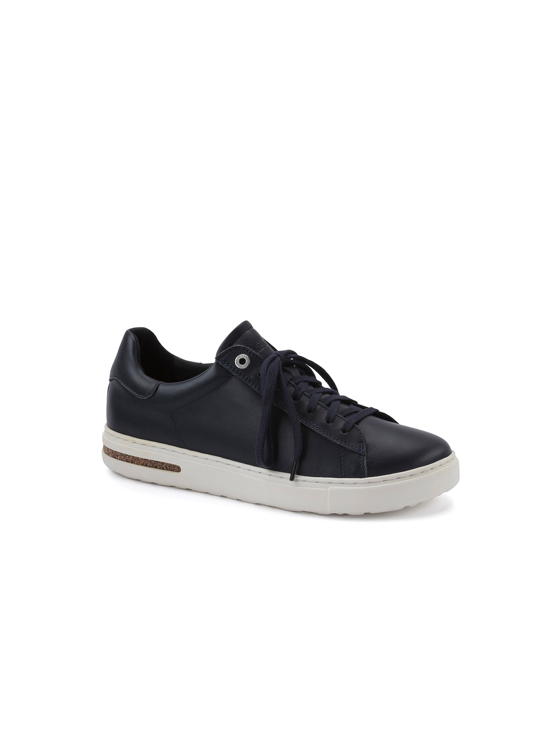 

Birkenstock Bend Low Midnight Narrow Width Natural Leather Sneakers, Navy blue