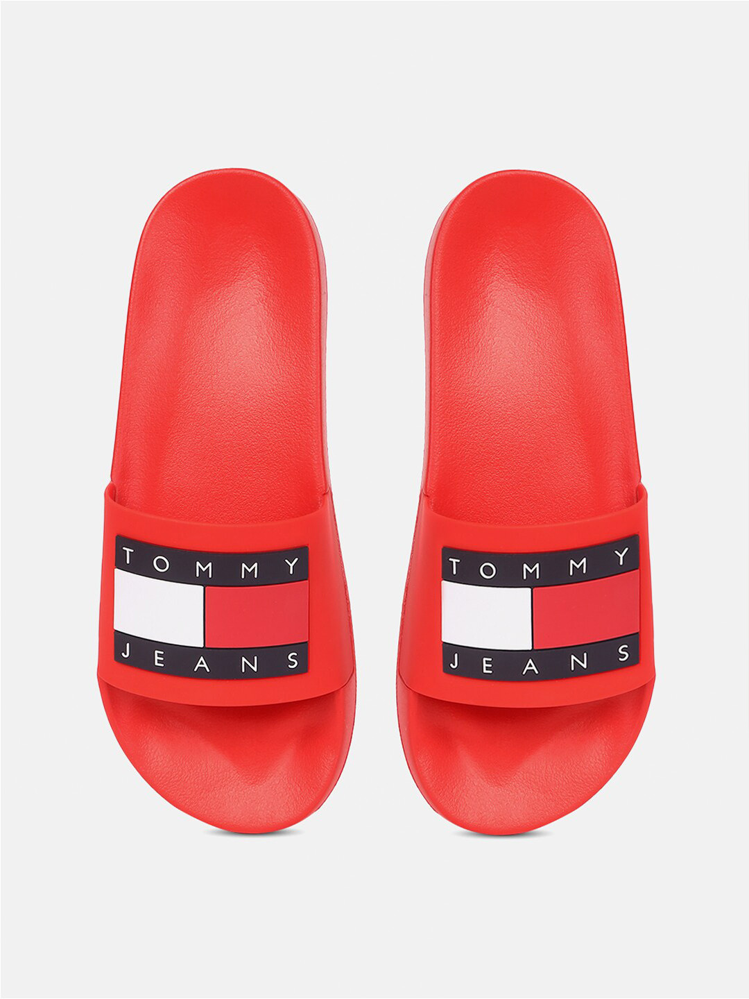 

Tommy Hilfiger Men Printed Sliders, Red
