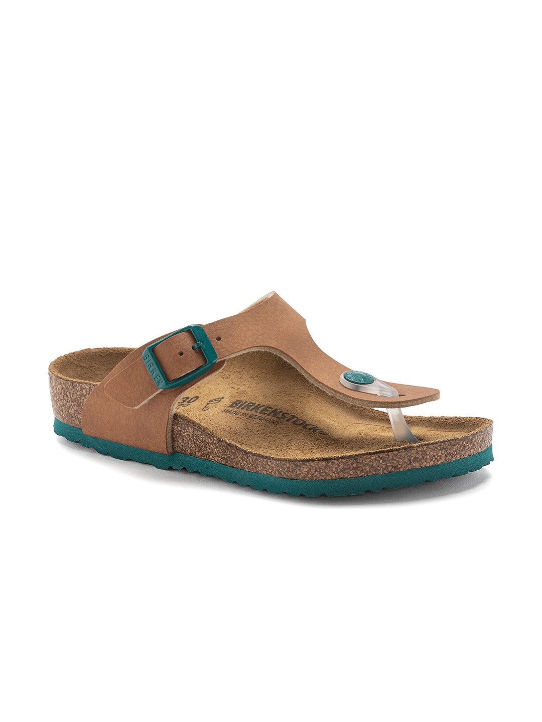 

Birkenstock Boys Gizeh Regular Width Comfort Thong Sandals, Brown