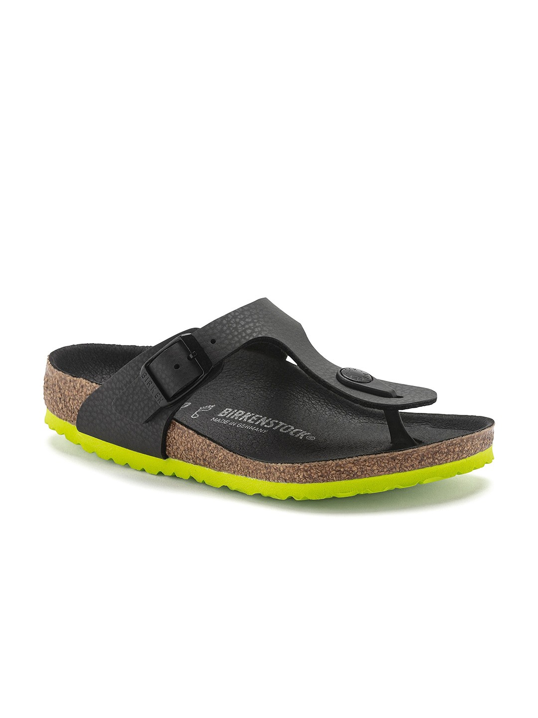 

Birkenstock Gizeh Boys Regular Width T-Strap Comfort Sandals, Black