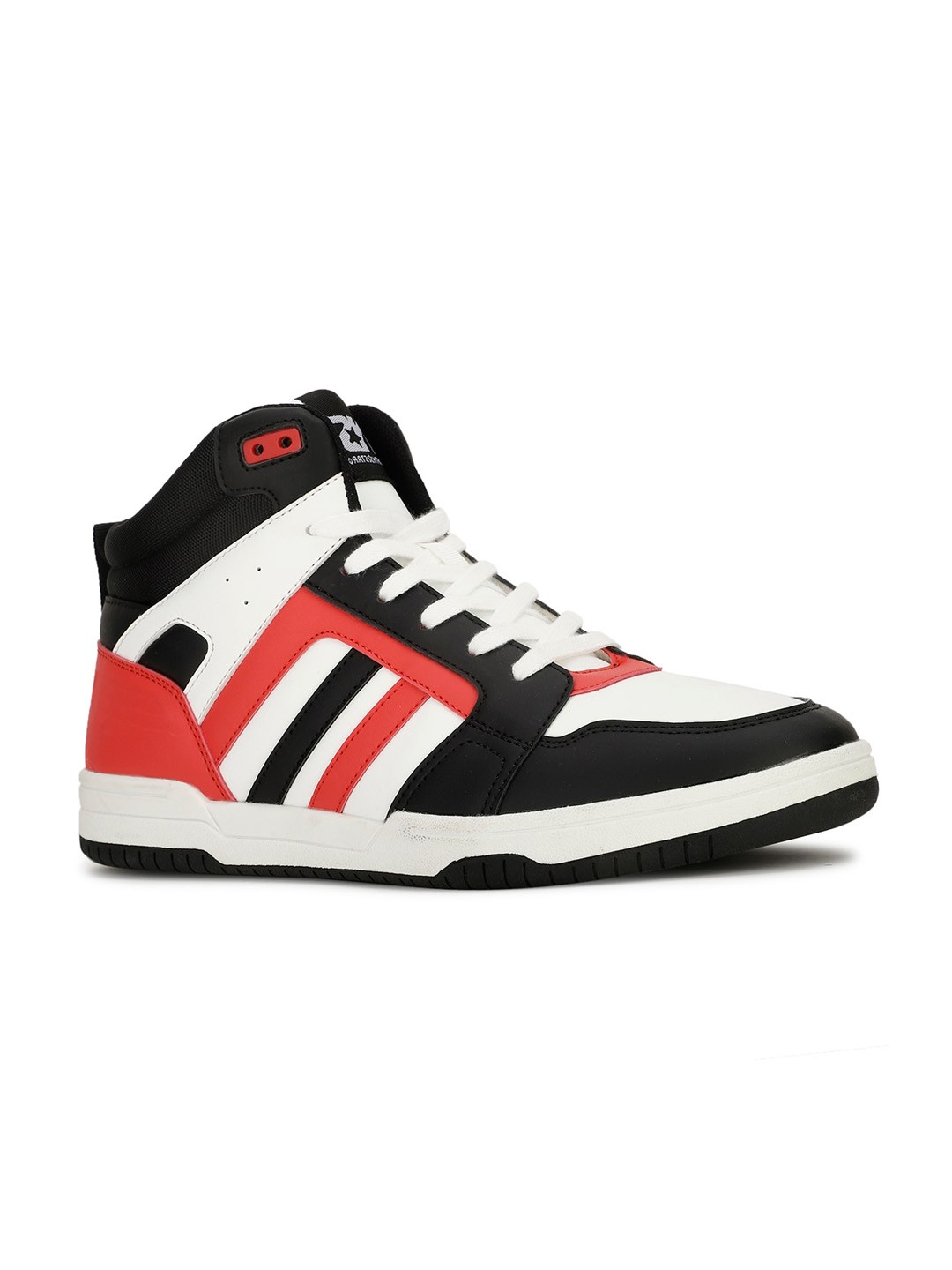 

North Star Men Colourblocked Lace-Ups PU Sneakers, Red