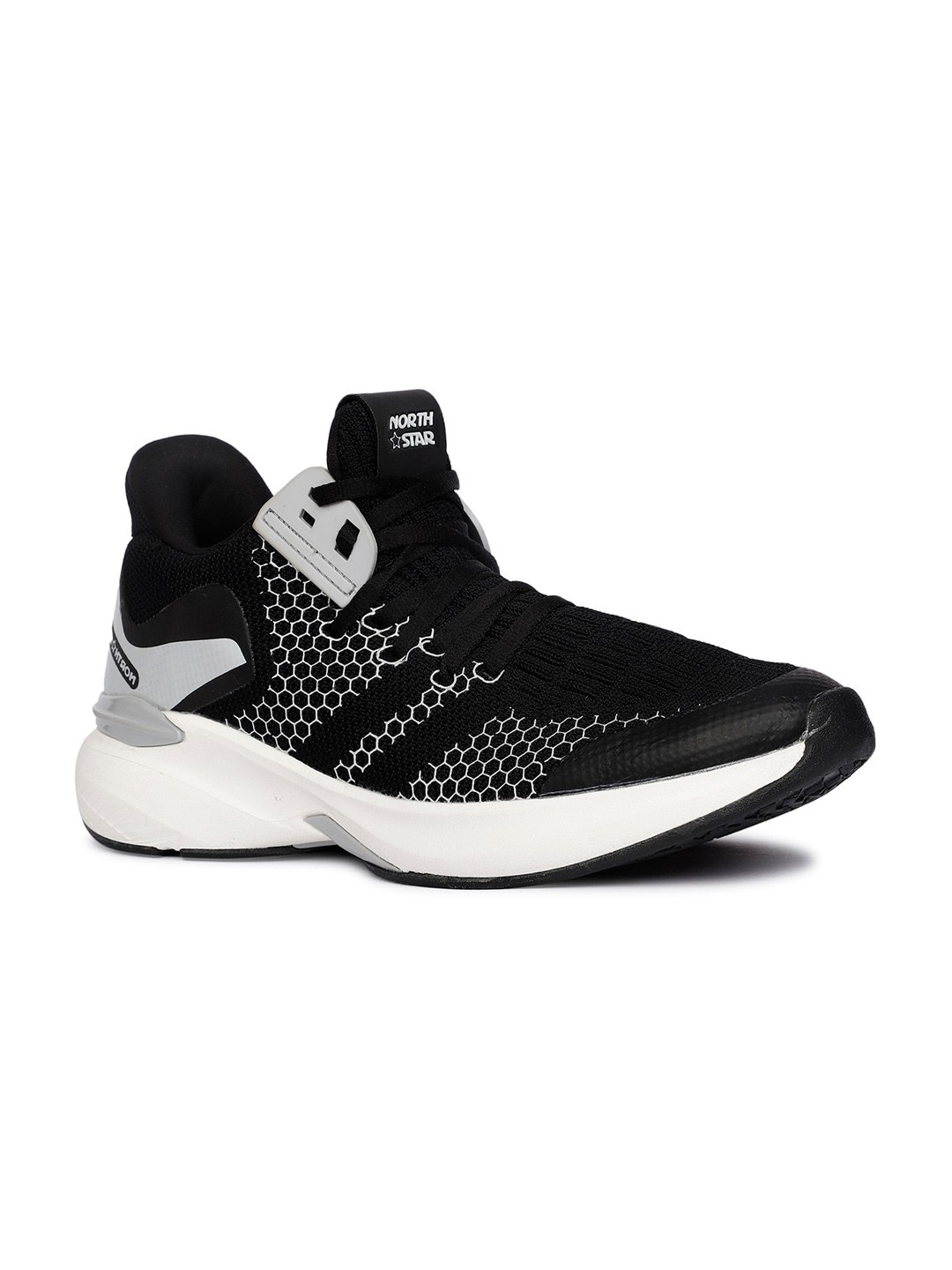 

North Star Men Colourblocked Lace-Ups Sneakers, Black
