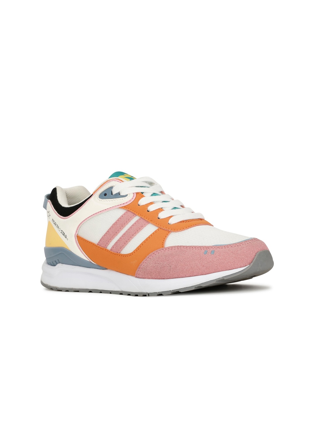 

North Star Women Colourblocked Comfort Insole Sneakers, White