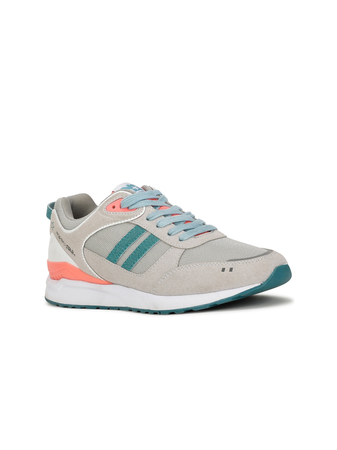 

North Star Women Colourblocked PU Sneakers, Grey
