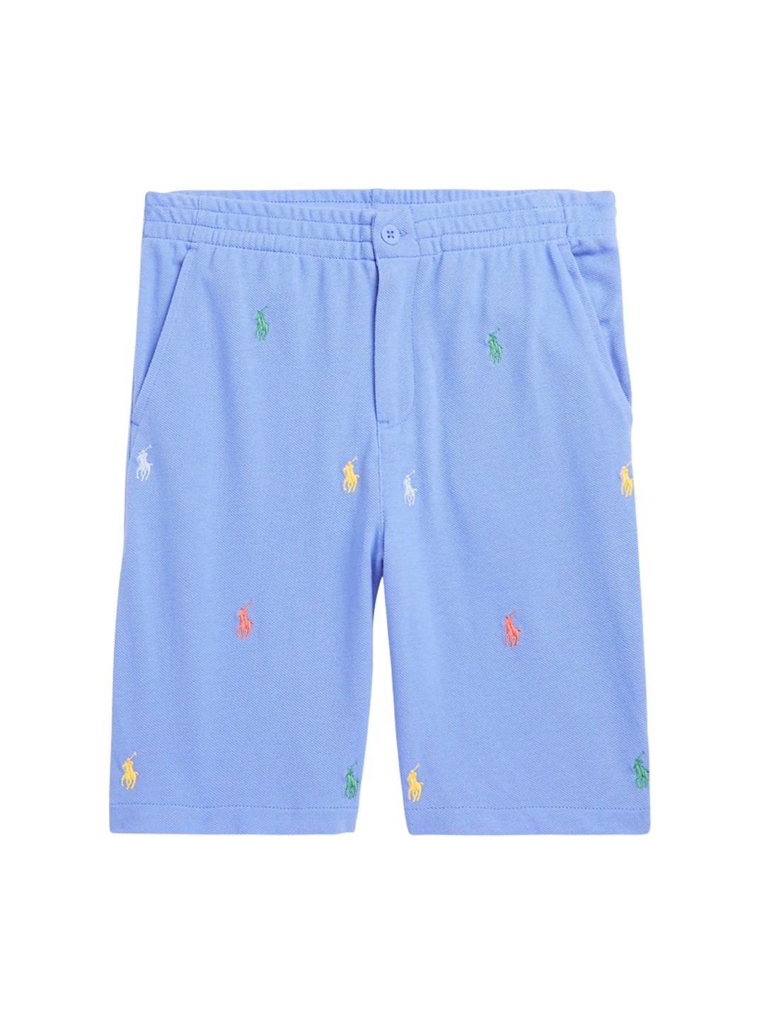 

Polo Ralph Lauren Boys Self-Designed Cotton Shorts, Blue