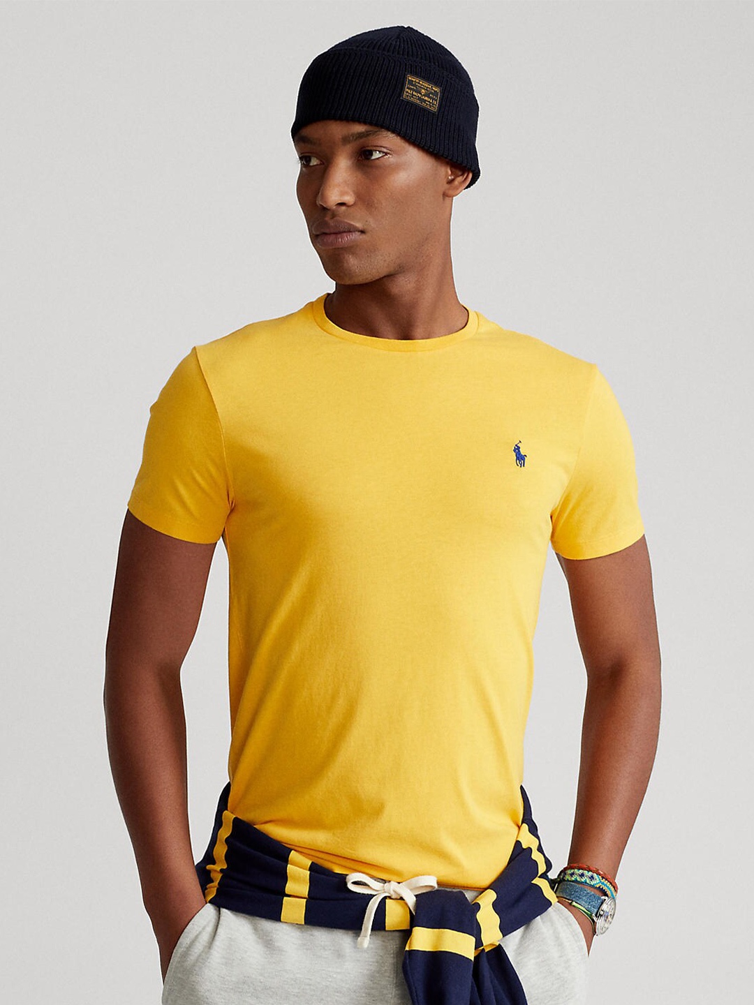 

Polo Ralph Lauren Men Slim Fit Cotton T-shirts, Yellow