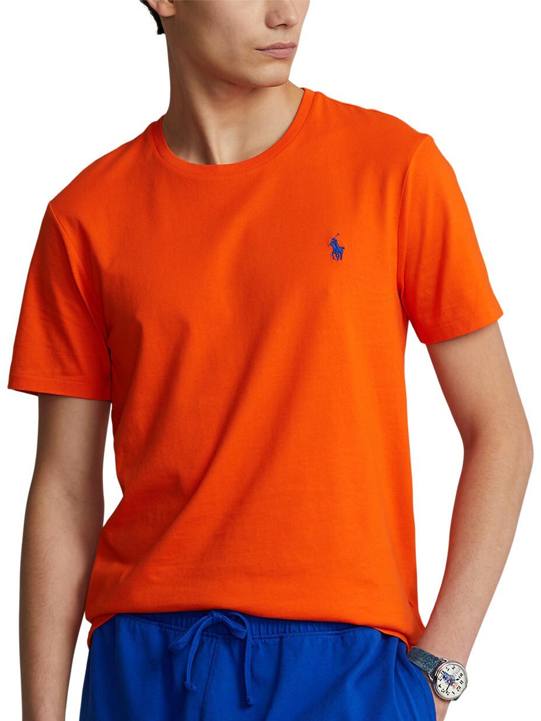 

Polo Ralph Lauren Men Slim Fit Cotton T-Shirt, Orange
