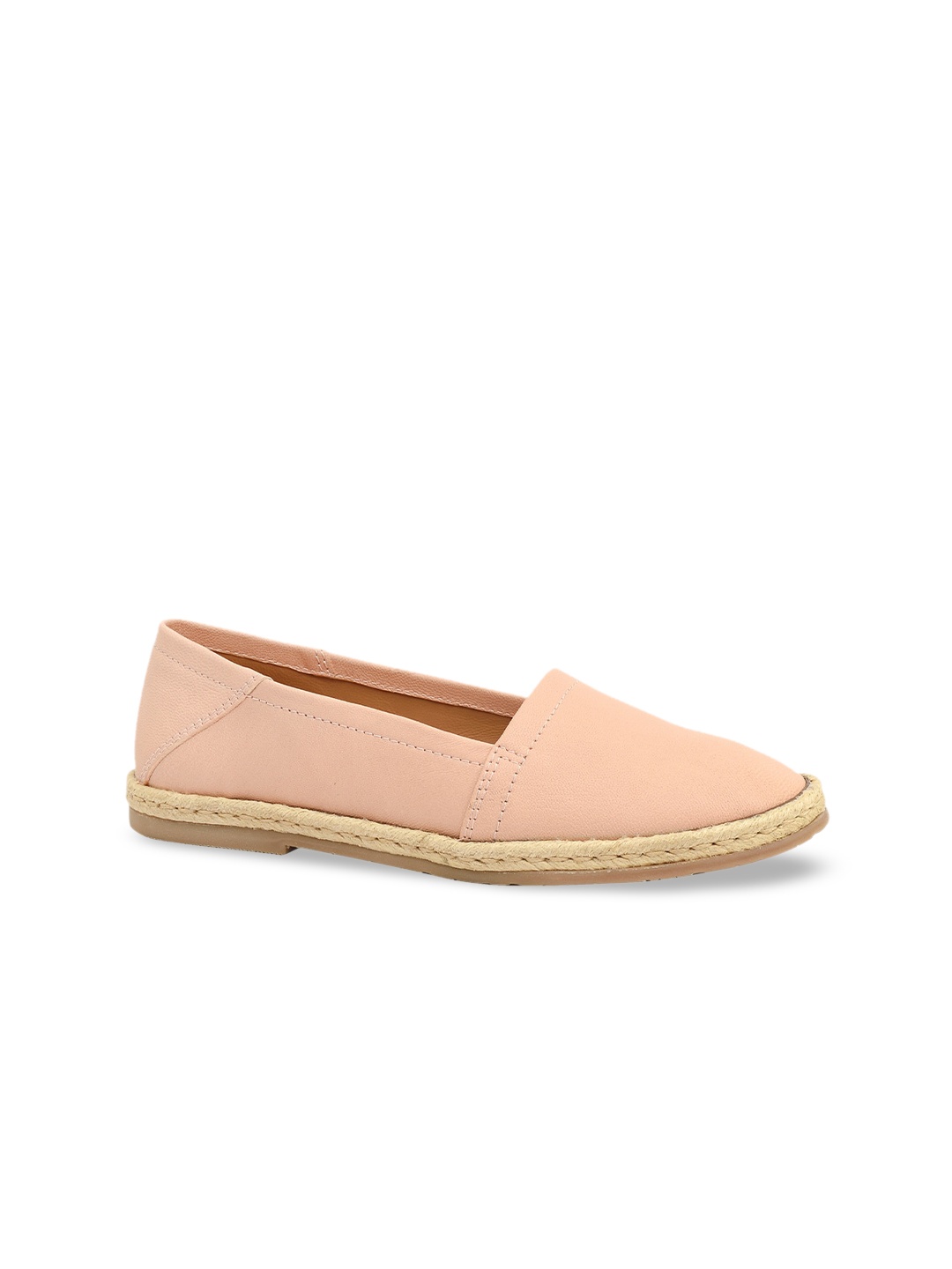 

Eske Women Lightweight Leather Espadrilles, Rose