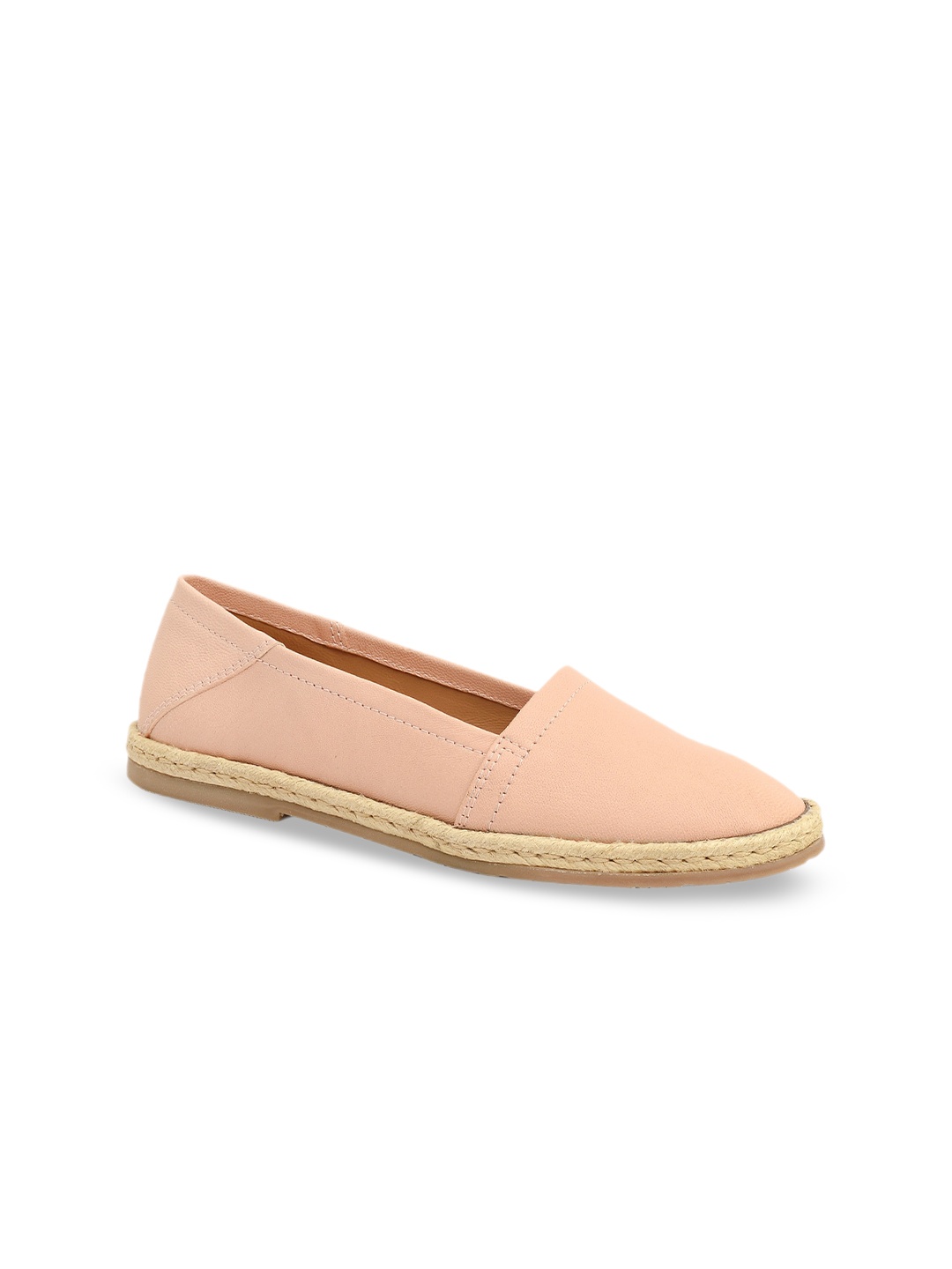 

Eske Women Lightweight Leather Espadrilles, Rose