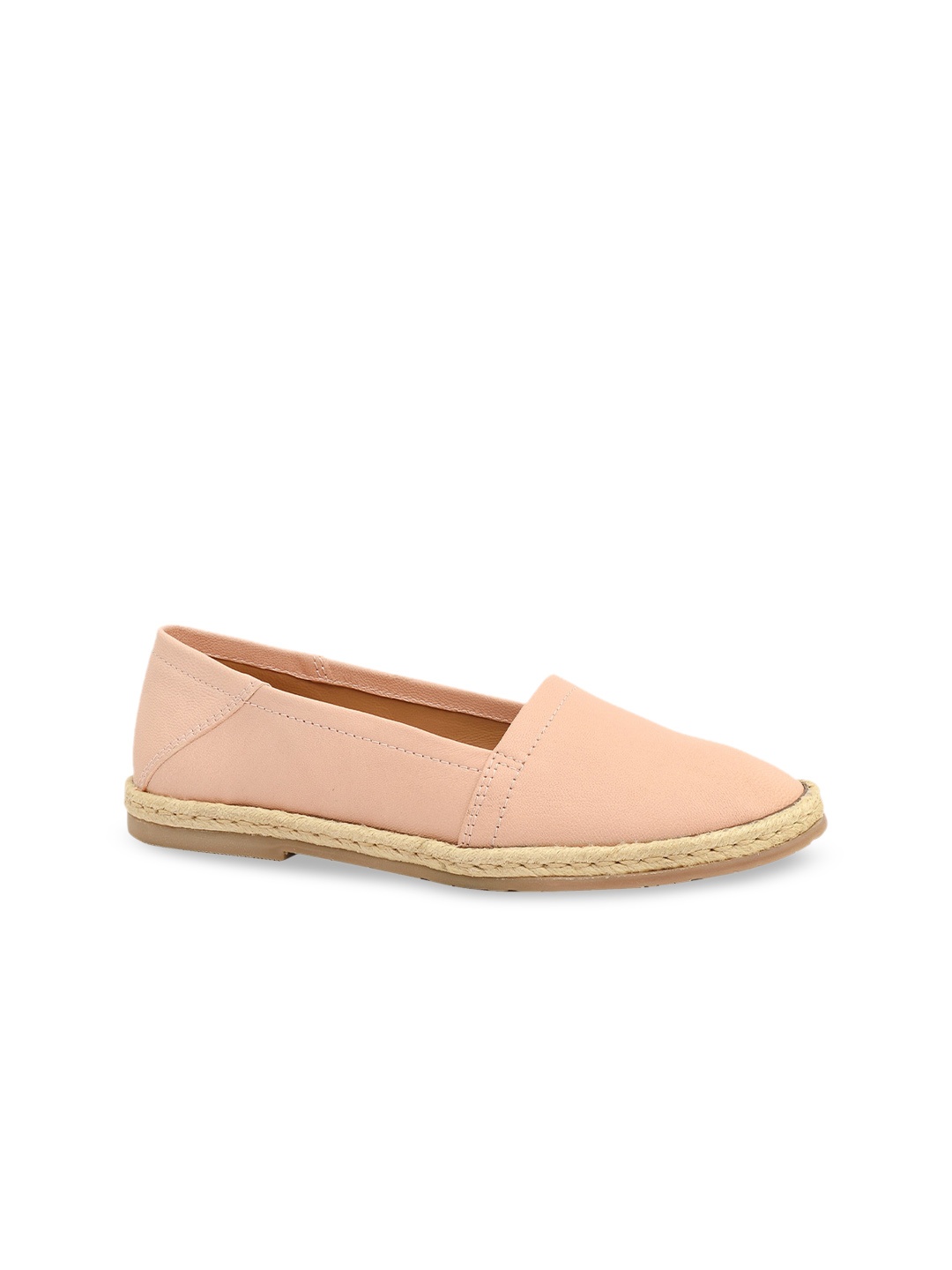 

Eske Women Lightweight Leather Espadrilles, Rose