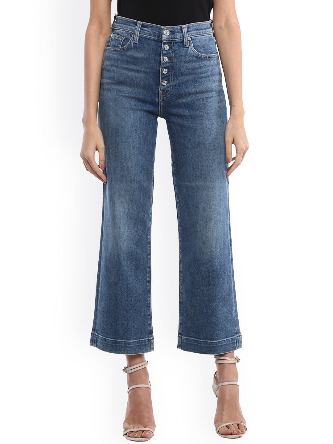 

7 For All Mankind Women Bootcut Light Fade Jeans, Blue