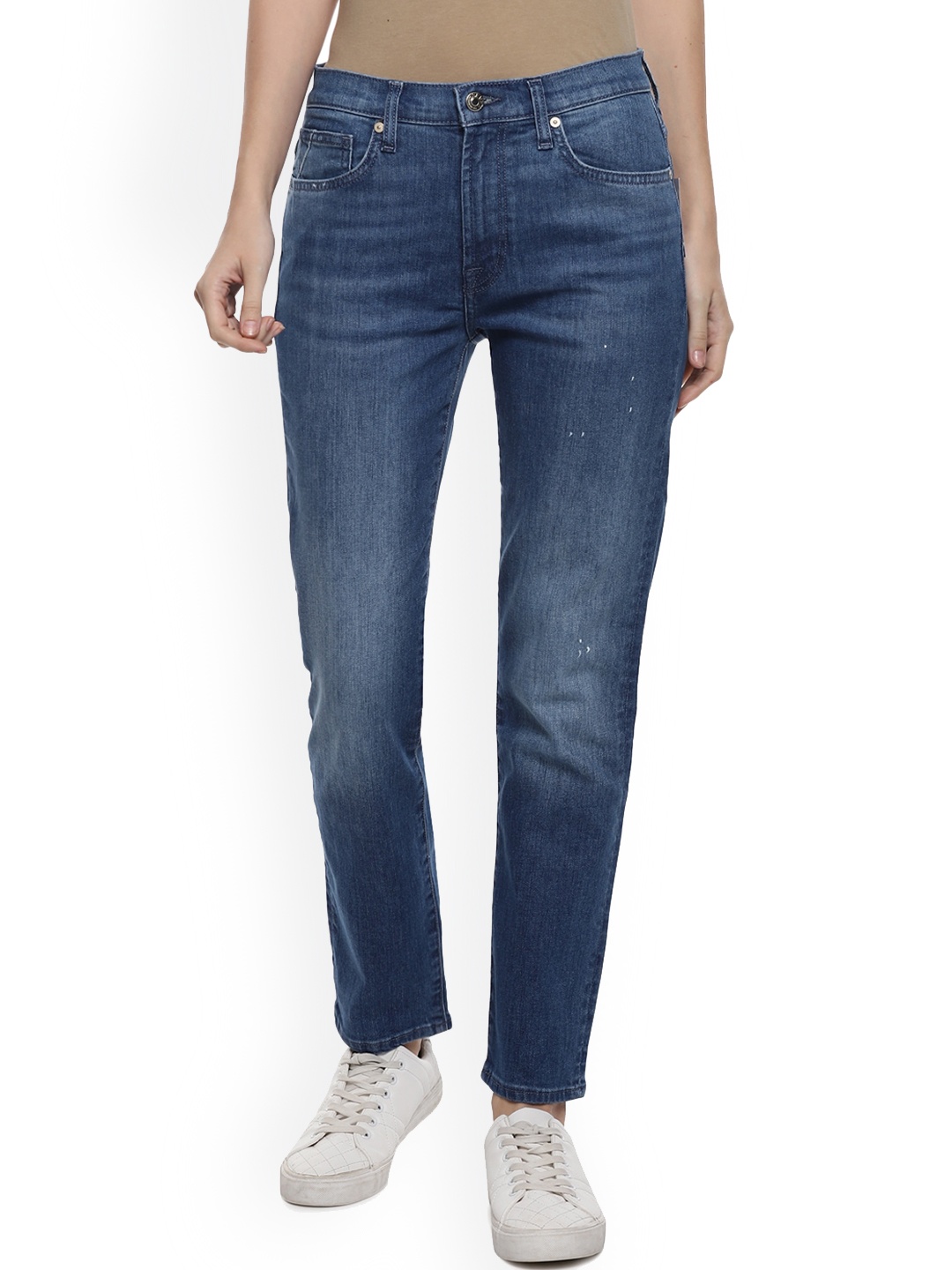 

7 For All Mankind Women Regular Fit Jeans, Blue