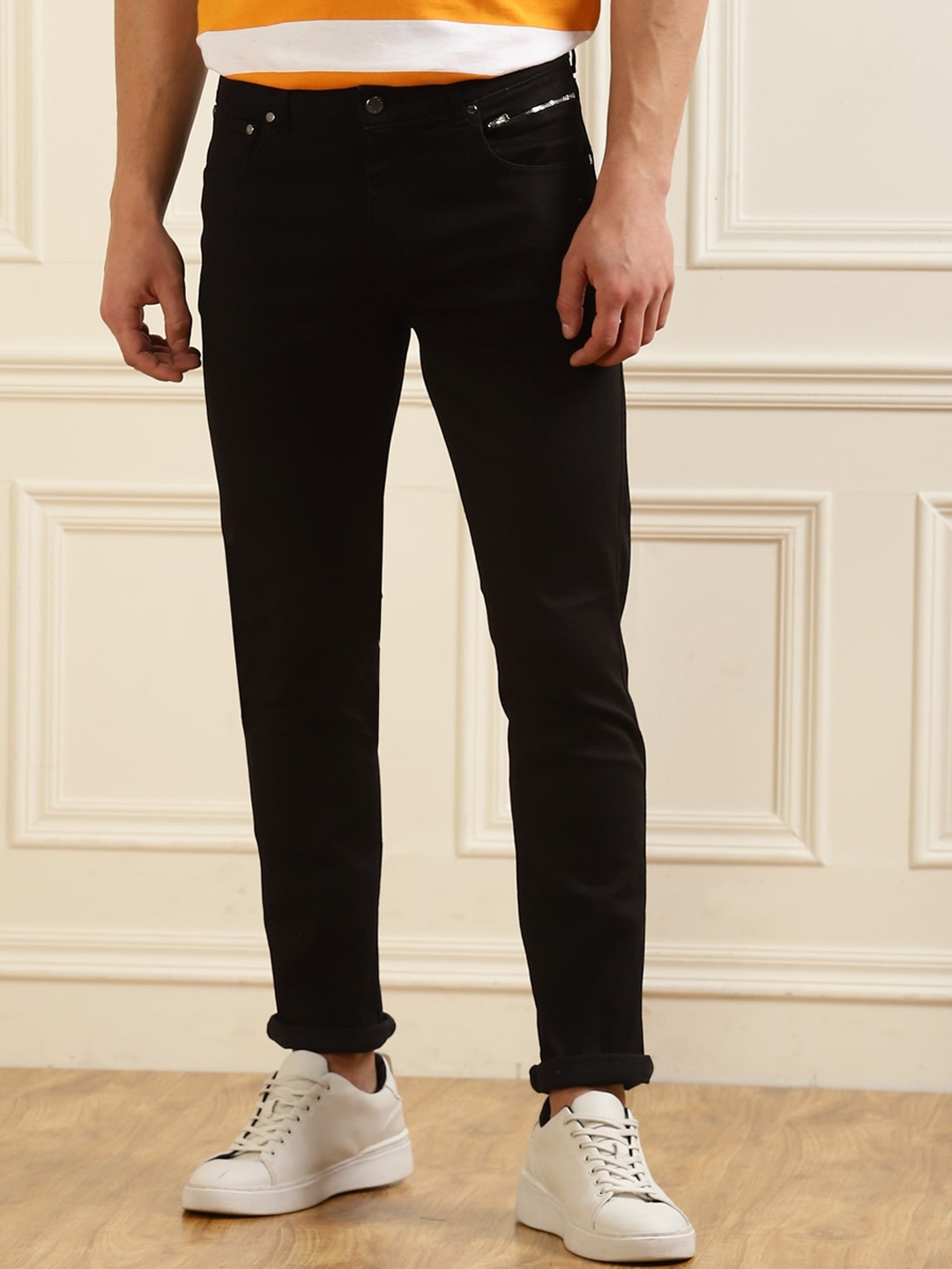 

HACKETT LONDON Men Regular Fit Jeans, Black