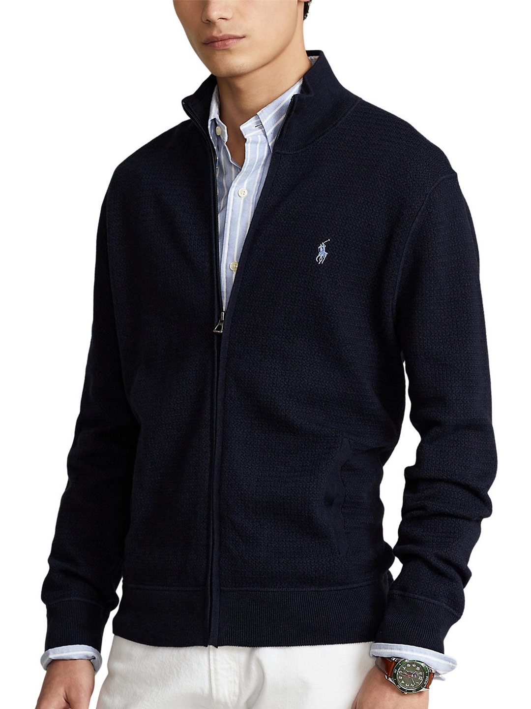 

Polo Ralph Lauren Men Cotton Pullover Sweaters, Navy blue