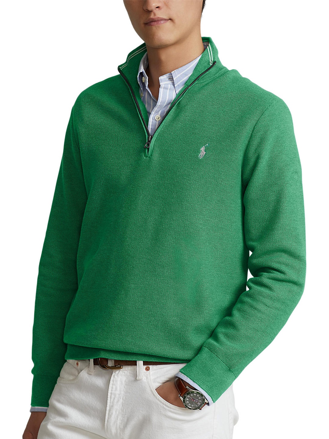 

Polo Ralph Lauren Men Cotton Pullover Sweater, Green