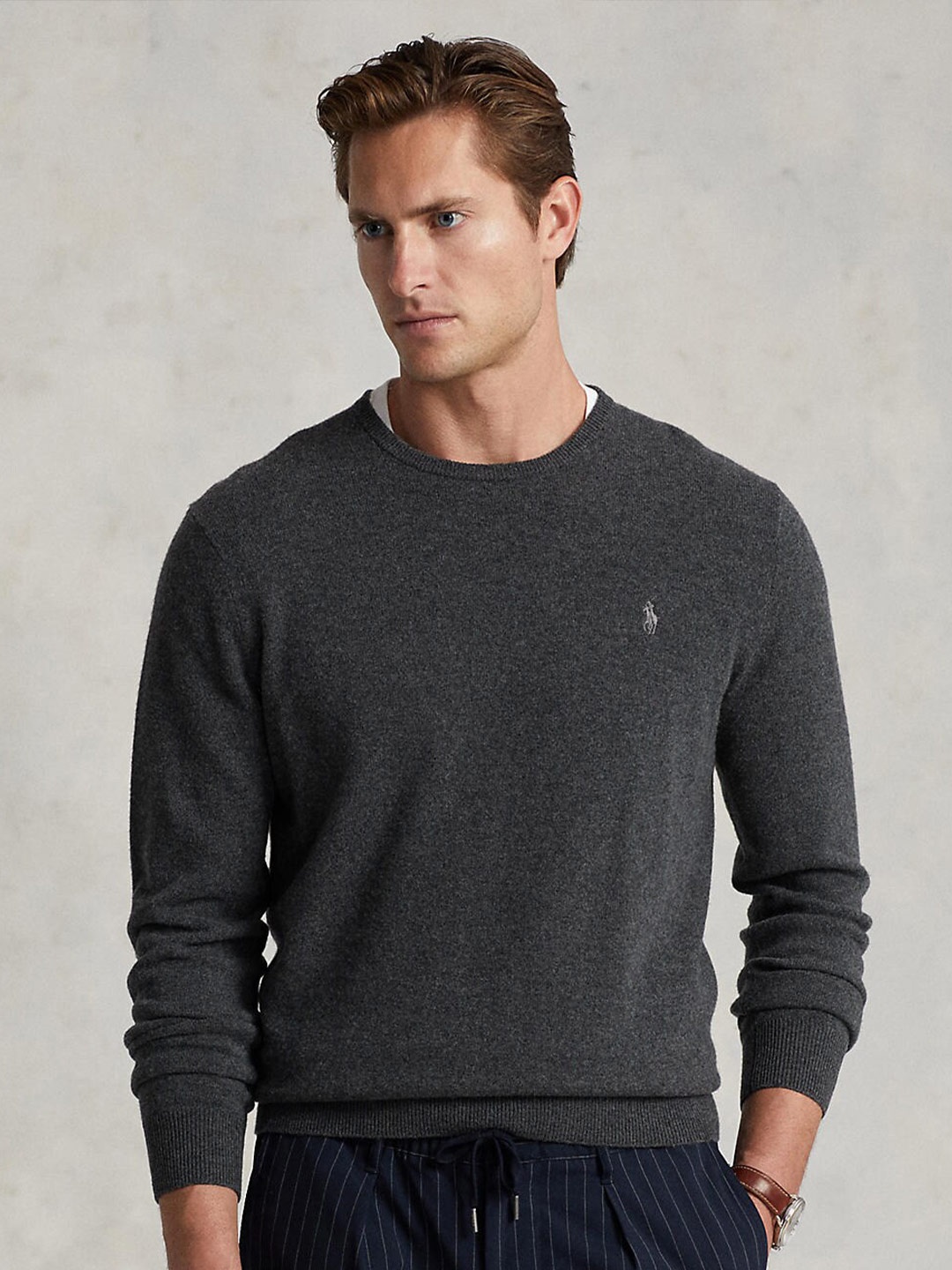 

Polo Ralph Lauren Men Woolen Pullover Sweater, Grey