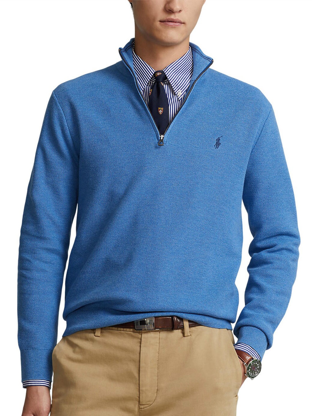 

Polo Ralph Lauren Men Cotton Pullover Sweaters, Blue