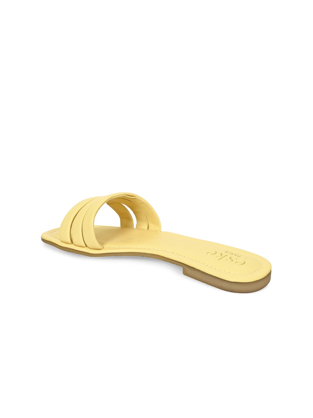 

Eske Women Leather Open Toe Flats, Cream