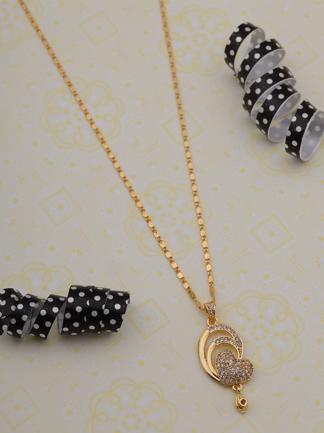 

Brado Jewellery Brass Gold-Plated Antique Necklace