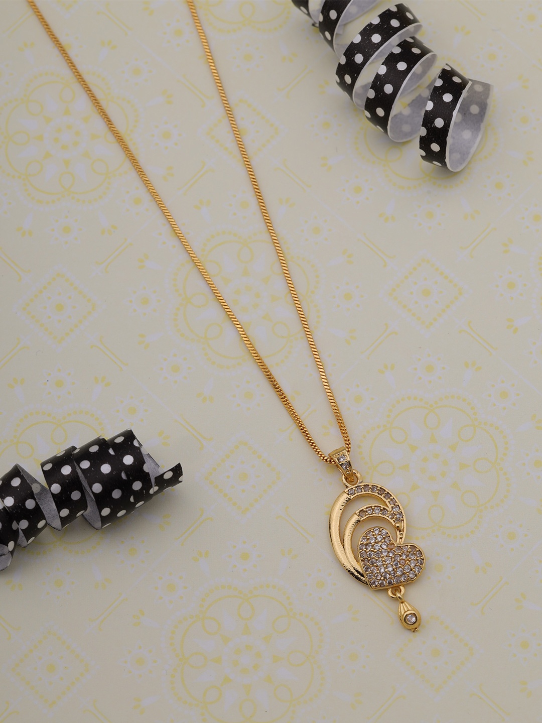 

Brado Jewellery Brass Gold-Plated Antique Necklace
