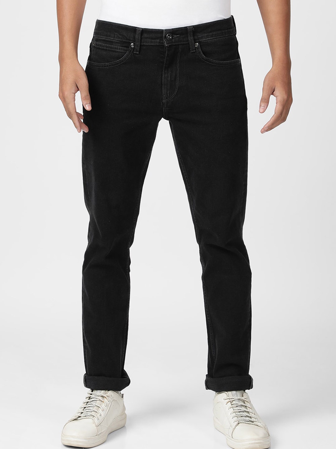 

Lee Men Slim Fit Stretchable Jeans, Black