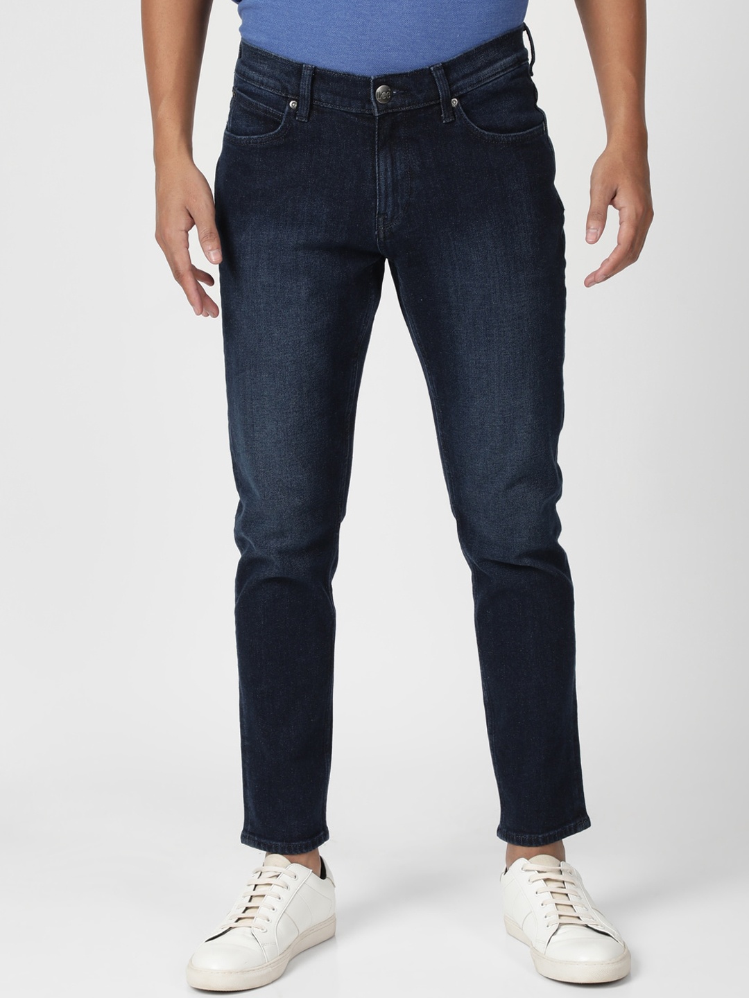 

Lee Men Skinny Fit Light Fade Stretchable Cotton Jeans, Blue