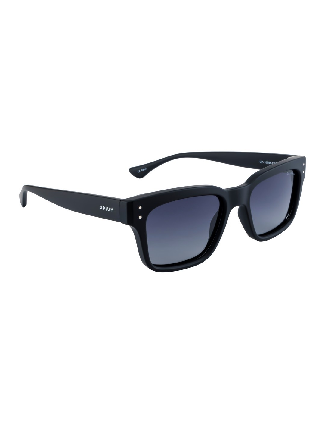 

OPIUM Men Wayfarer Sunglasses with Polarised and UV Protected Lens OP-10085-C03, Black