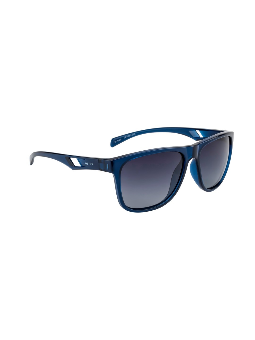 

OPIUM Men Wayfarer Sunglasses with Polarised and UV Protected Lens OP-1947-C03, Blue