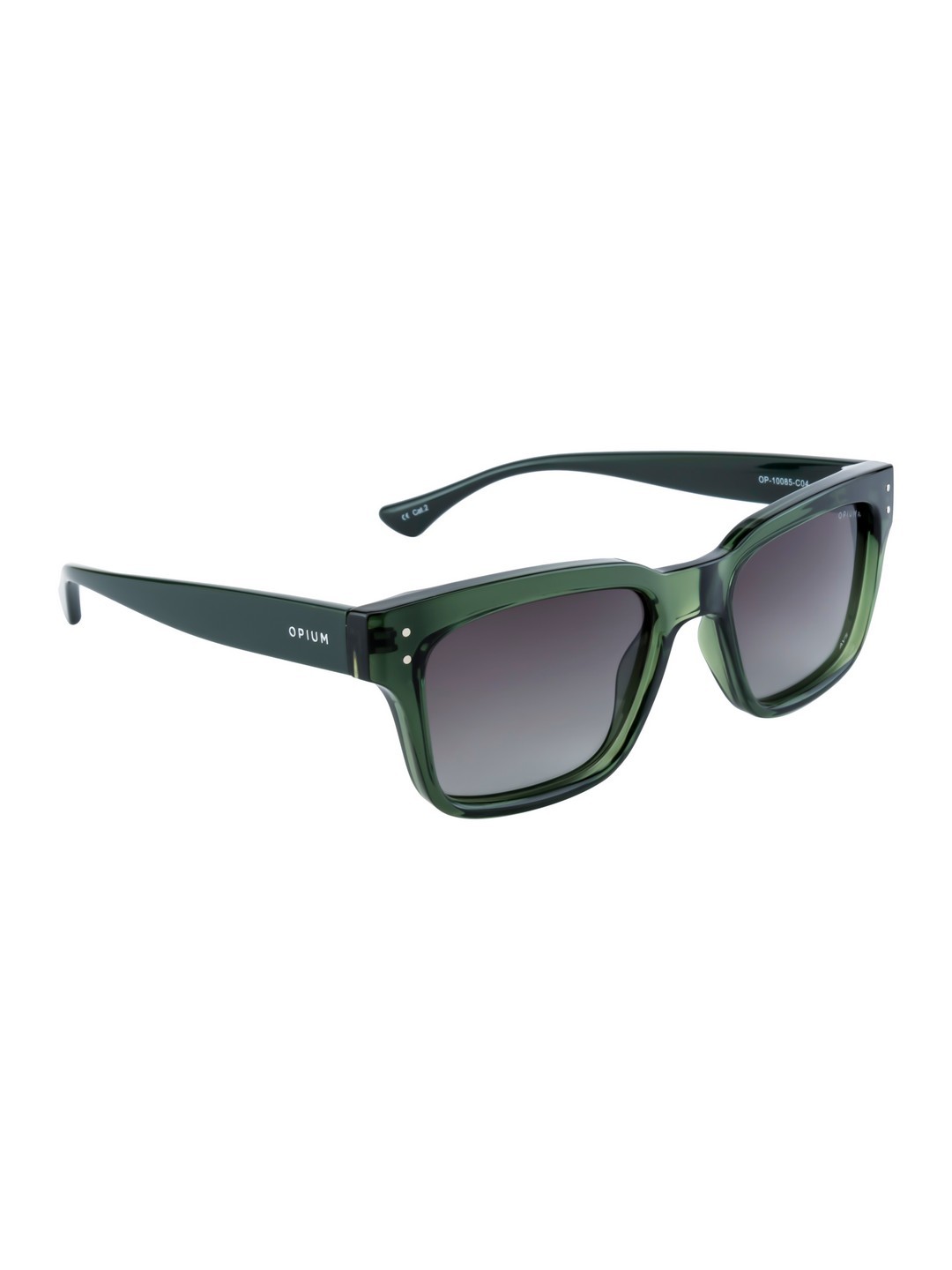 

OPIUM Men Wayfarer Sunglasses with Polarised and UV Protected Lens OP-10085-C04, Green