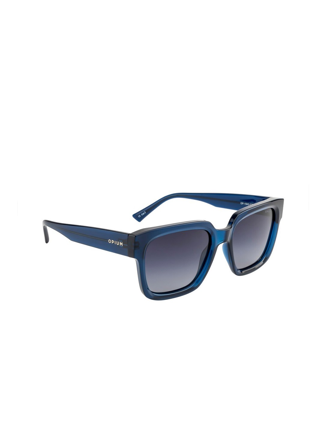 

OPIUM Men Square Sunglasses with Polarised and UV Protected Lens OP-1942-C05, Grey