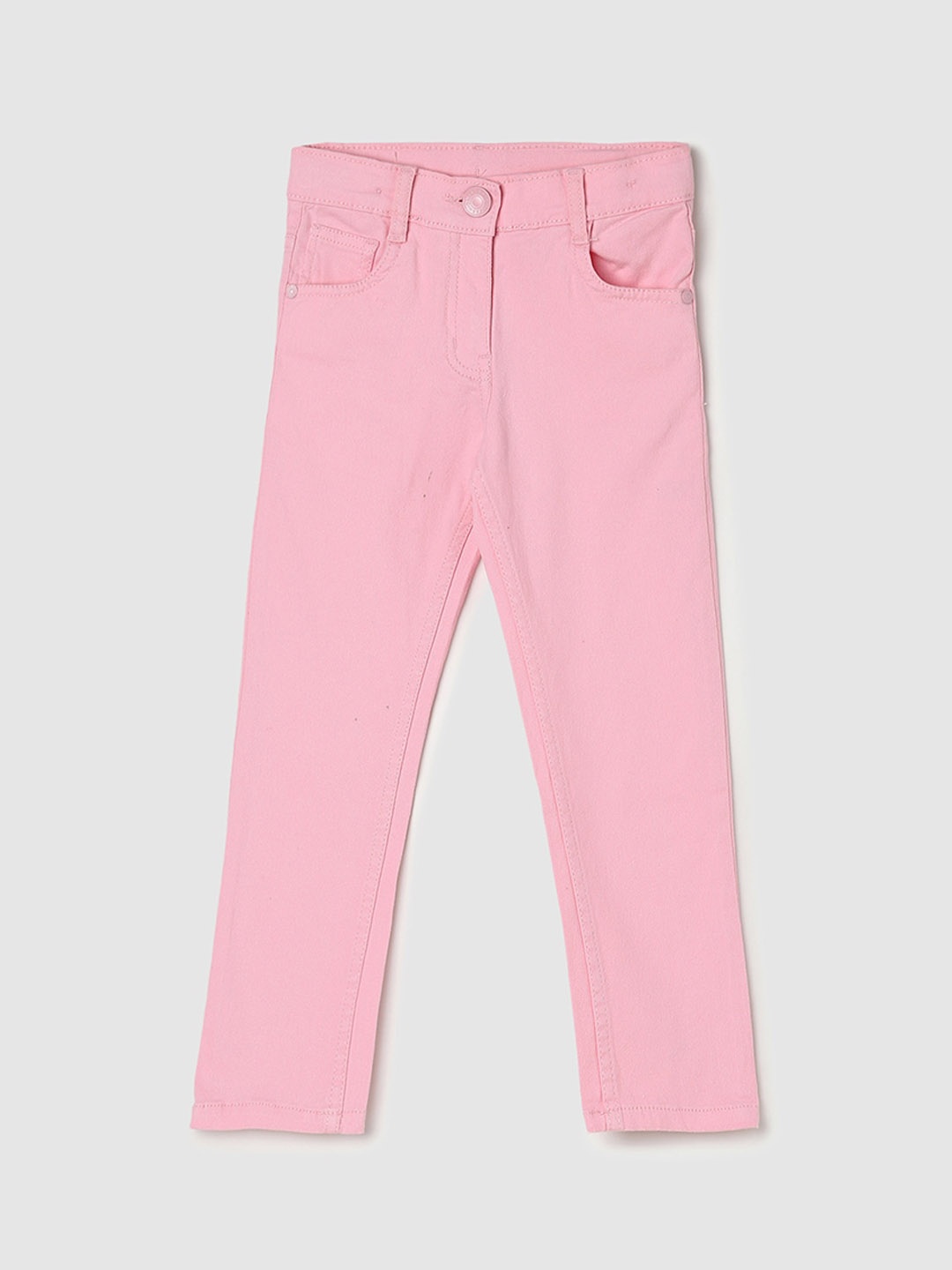 

max Girls Mid-Rise Regular Trousers, Pink