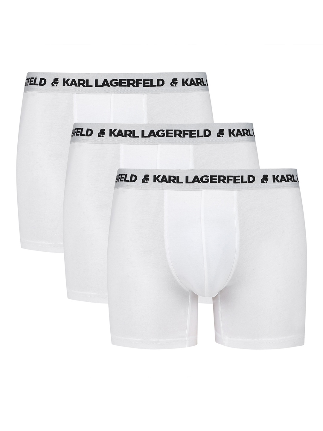 

Karl Lagerfeld Men Pack Of 3 Cotton Boxer-Style Briefs-0102095245S22012A94, White