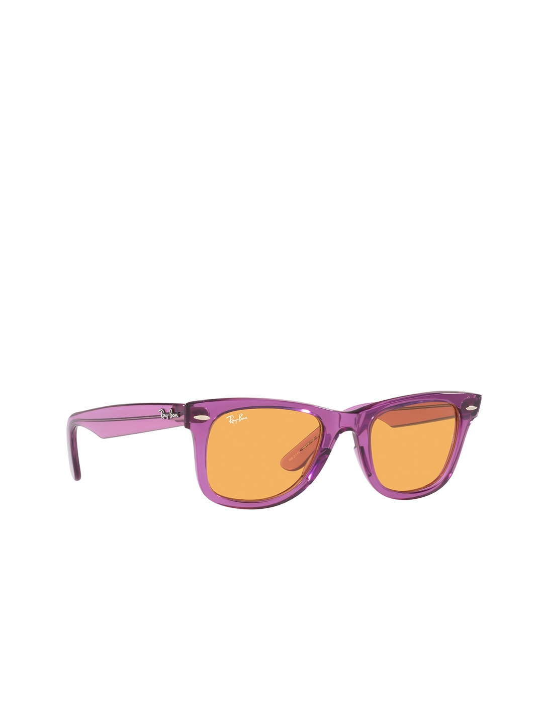 

Ray-Ban Square Sunglasses with UV Protected Lens, Orange