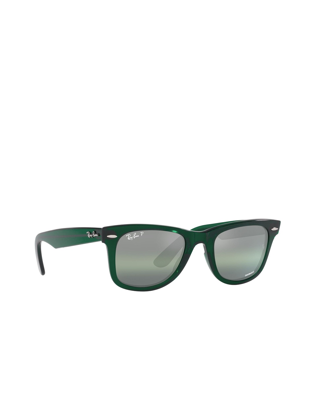 

Ray-Ban Square Sunglasses with Polarised Lens, Green