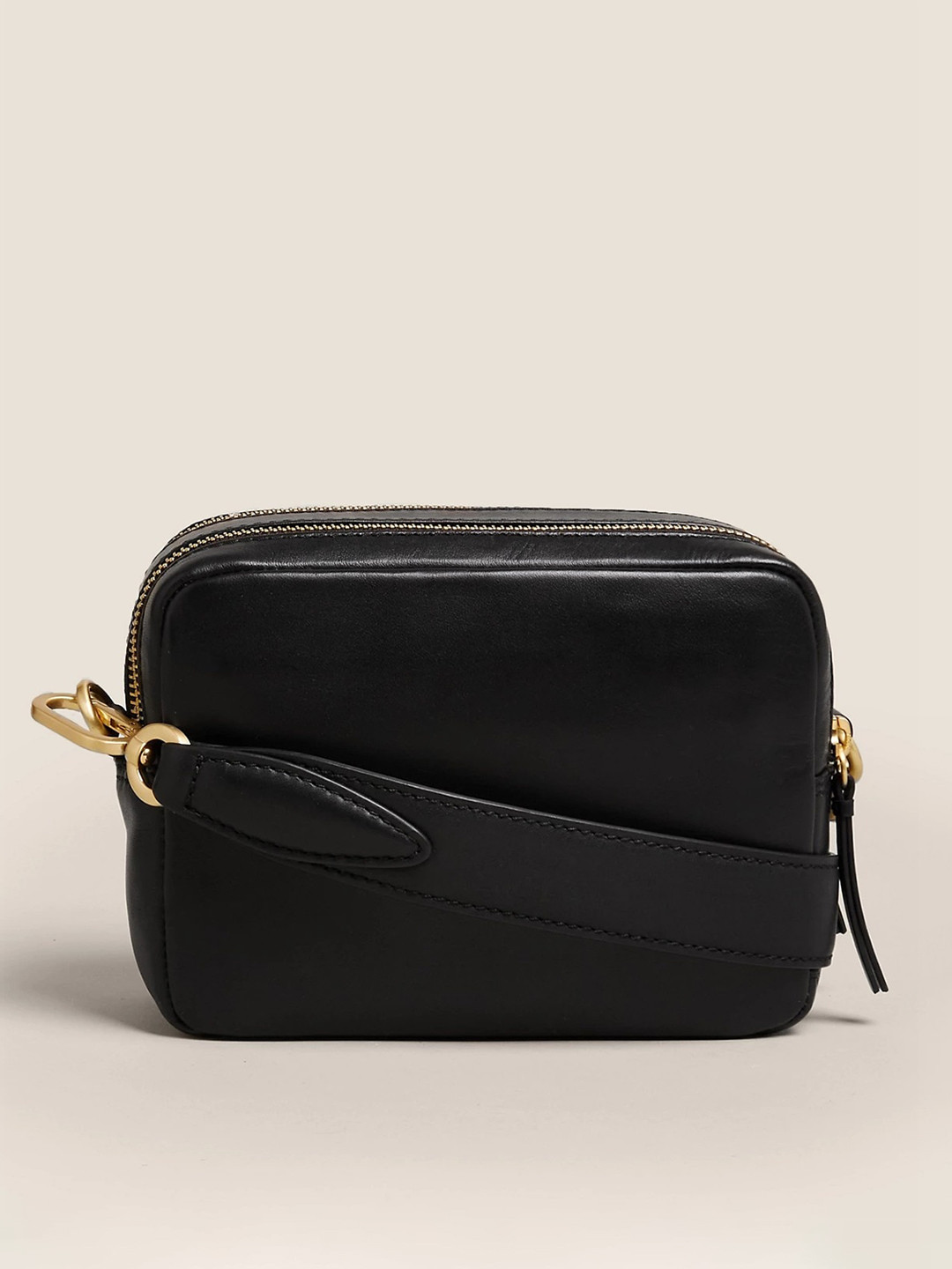 

Marks & Spencer Leather Structured Sling Bag, Black