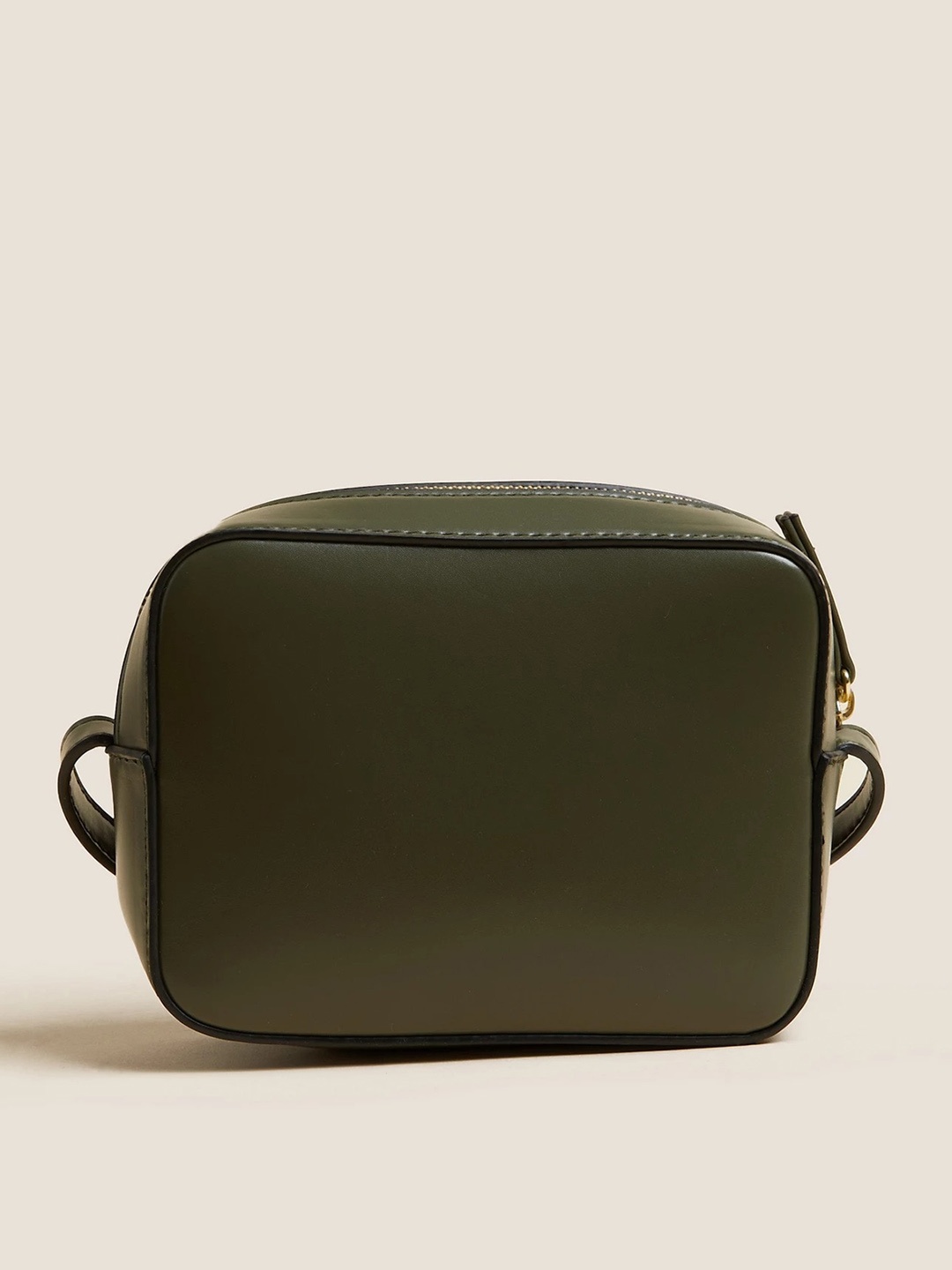 

Marks & Spencer Leather Structured Sling Bag, Khaki