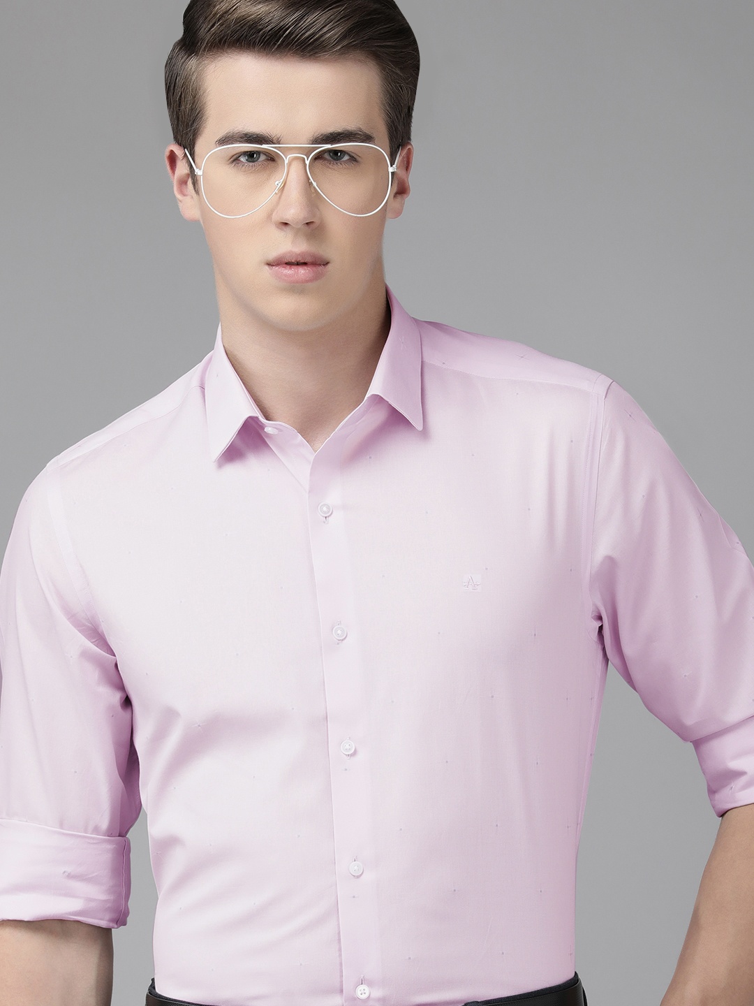 

Arrow Slim Fit Formal Shirt, Pink