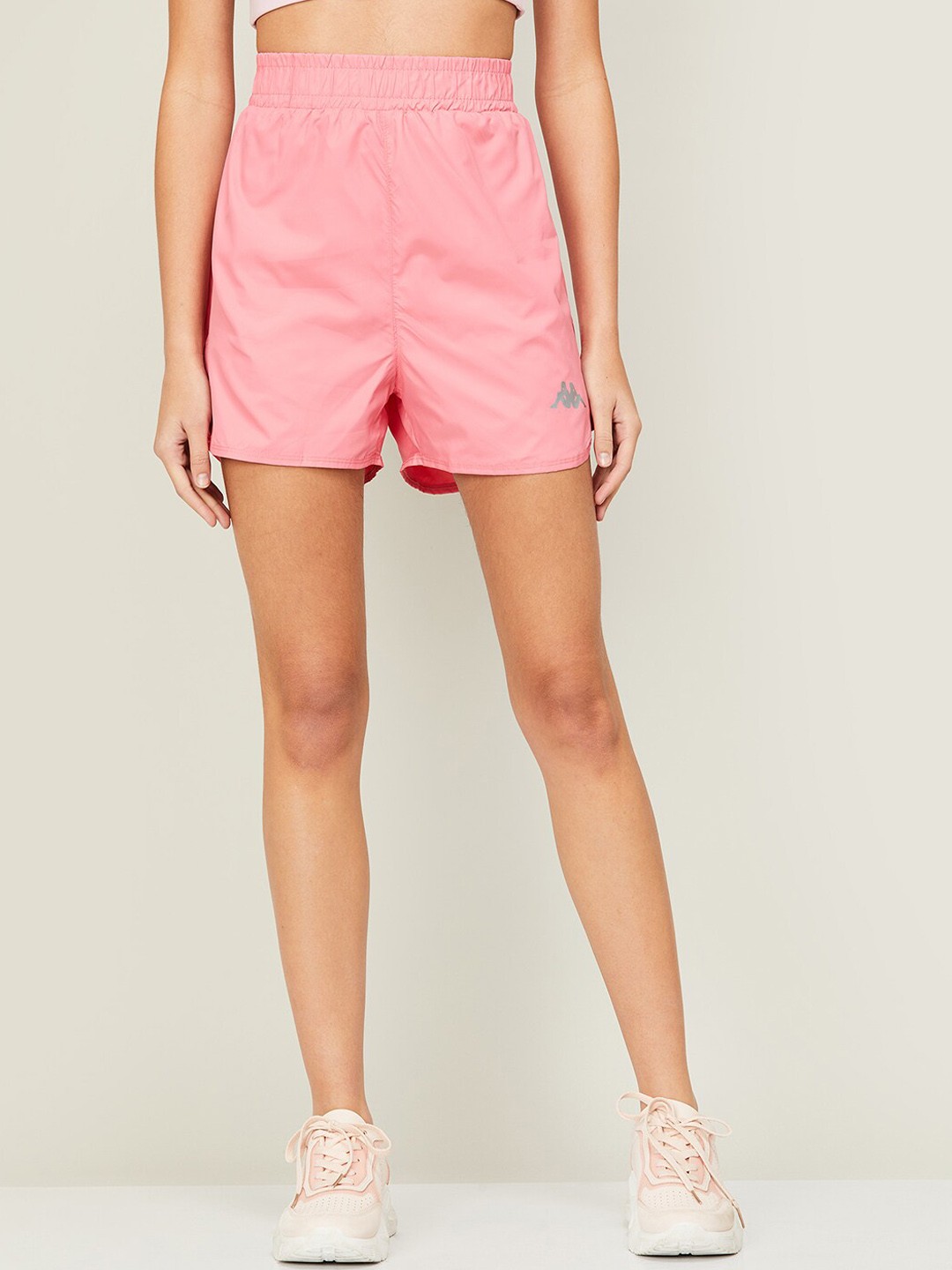 

Kappa Women High-Rise Sports Shorts, Pink