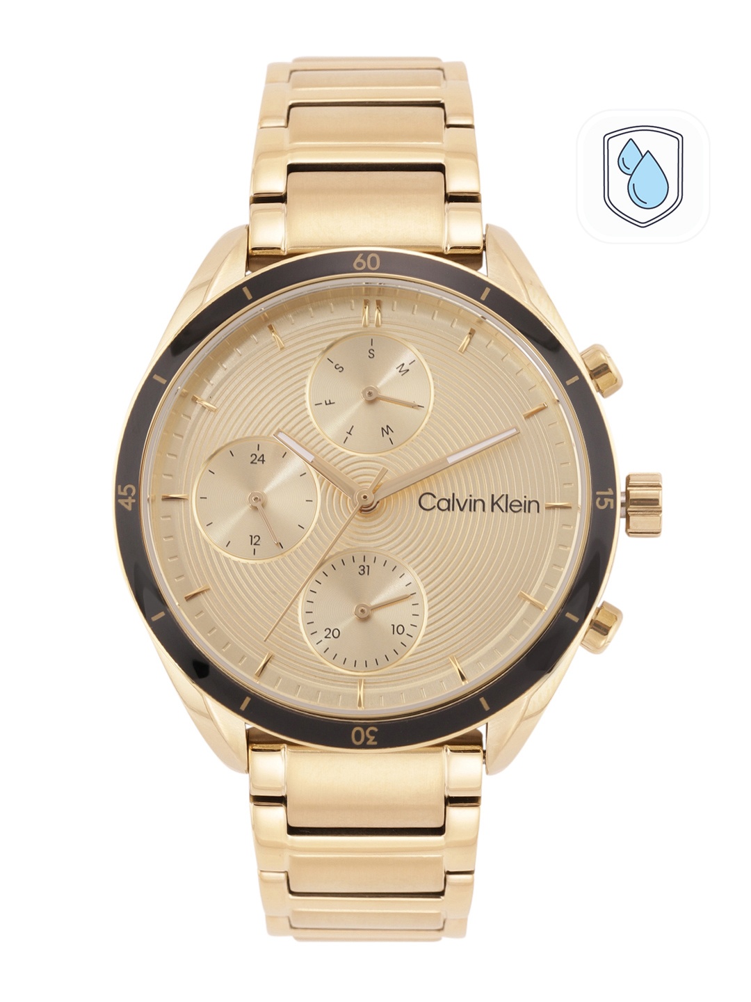 

Calvin Klein Women Sport Multi-Function Bracelet Style Watch 25200173-Gold