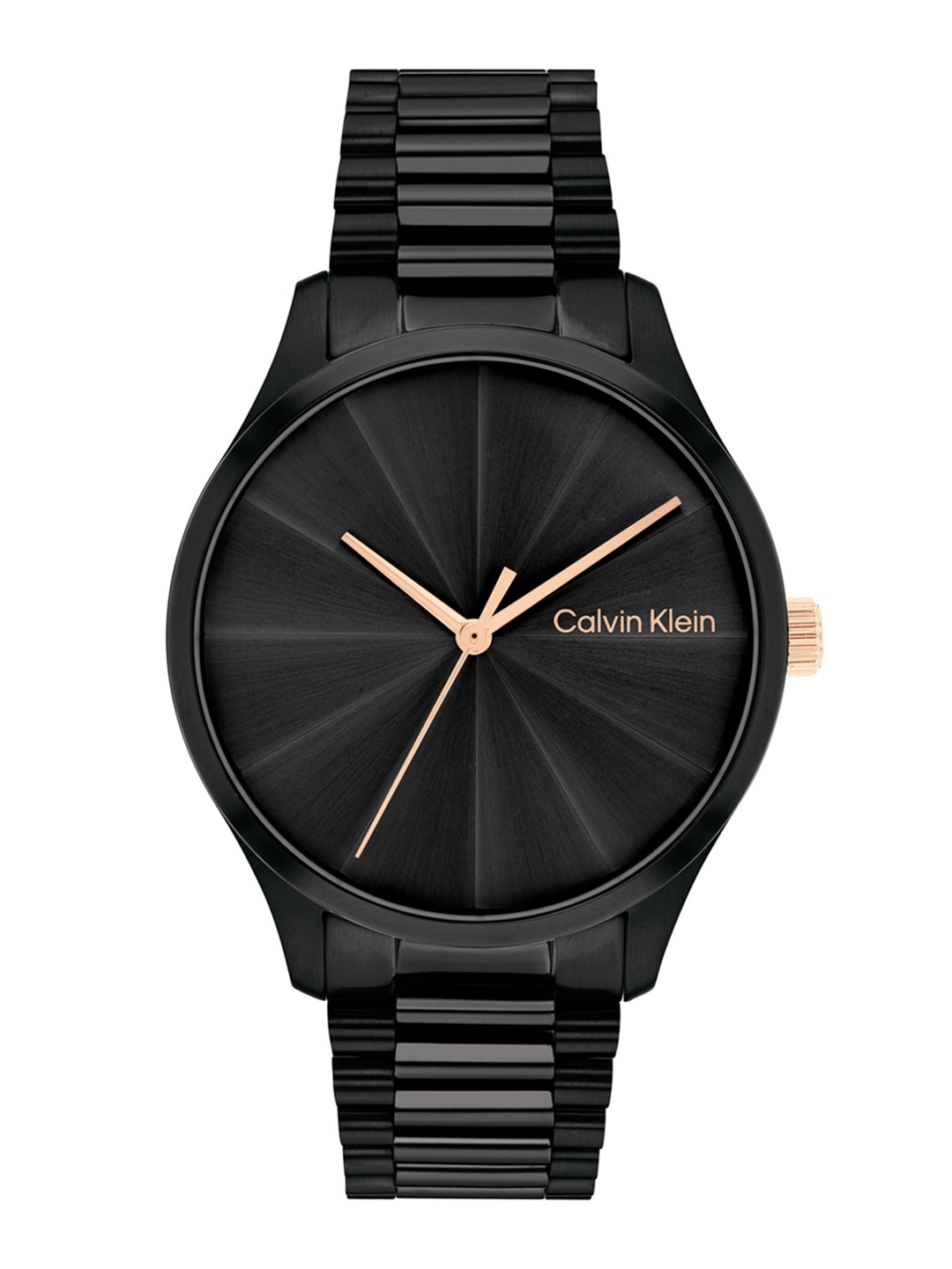 

Calvin Klein Unisex Burst Dial & Bracelet Style Straps Analogue Watch 25200233, Black