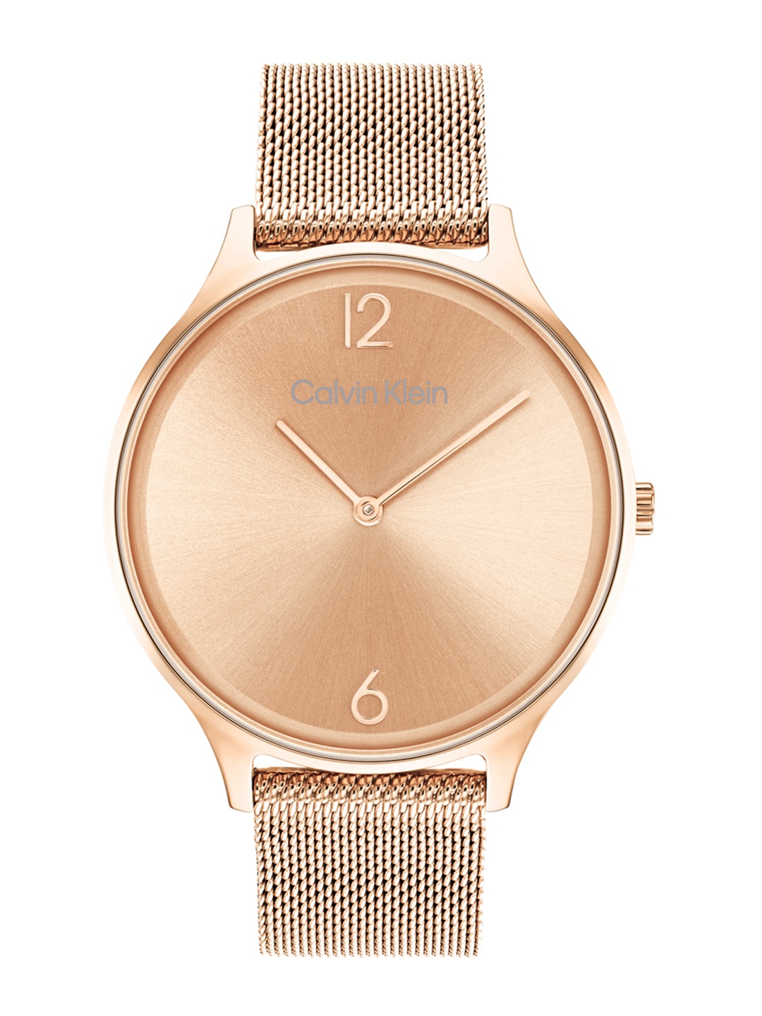 

Calvin Klein Women Timeless Quartz Analogue Watch 25200268, Rose gold